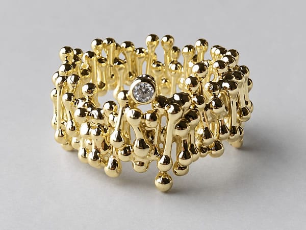 Drops of Light met diamant