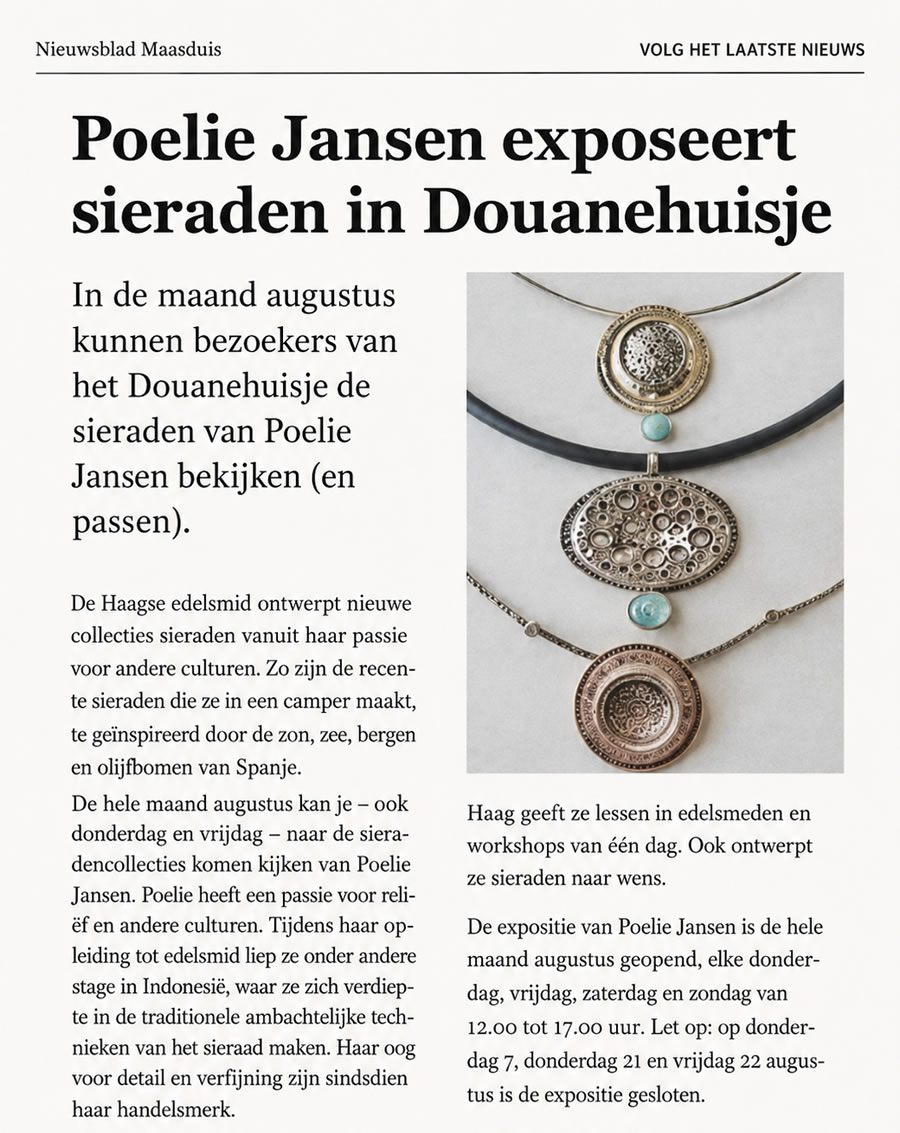 Nieuwsblad maassluis 2025