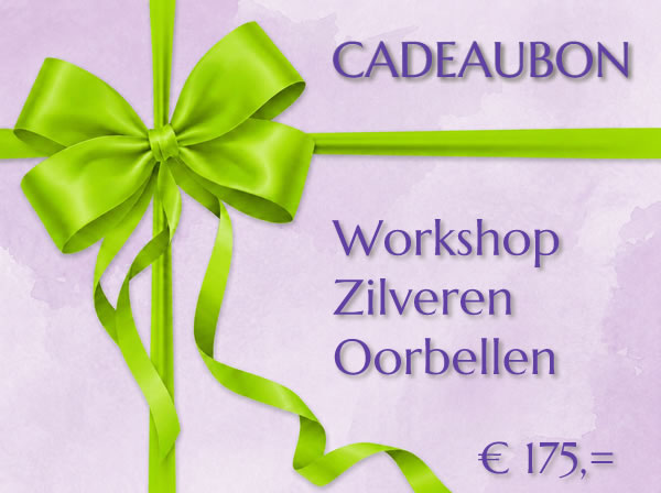 cadeaubon worskhop oorbellen maken