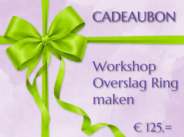cadeaubon worskhop overslag ring maken