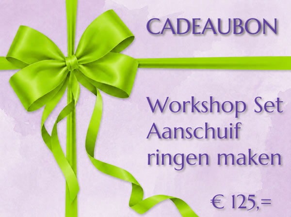 cadeaubon worskhop set aanschuifringen